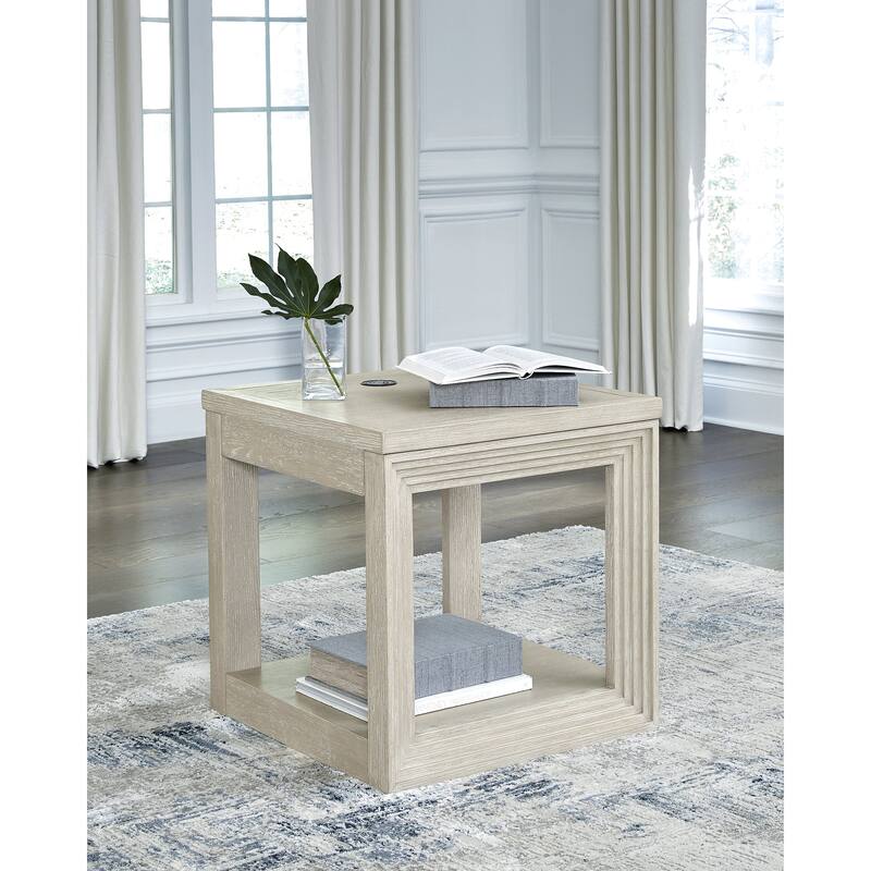 Signature Design by Ashley Marxhart Brown End Table - 24" W x 24" D x 24" H