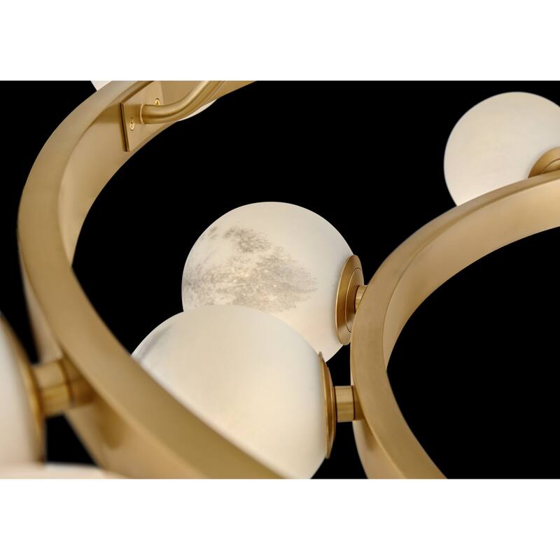 Fredrick Ramond FR41905 Selene 18 Light 48" Wide Ring Chandelier