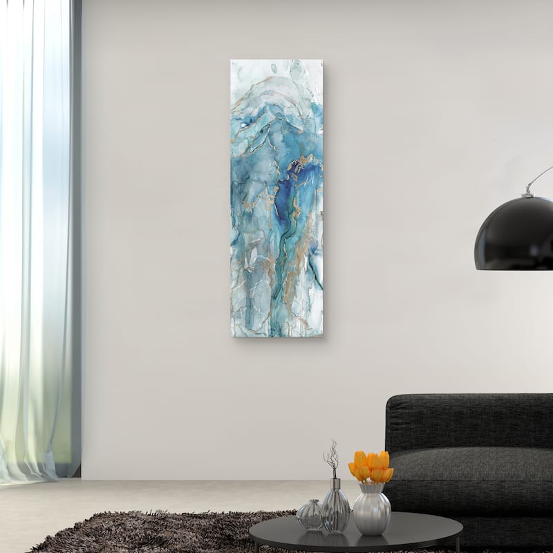 Abstract Lapis Light Panel I Canvas Art Print