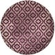 preview thumbnail 17 of 73, SAFAVIEH Porcello Sanije Geometric Trellis Area Rug 6'7" Round - Light Grey/Purple - Round