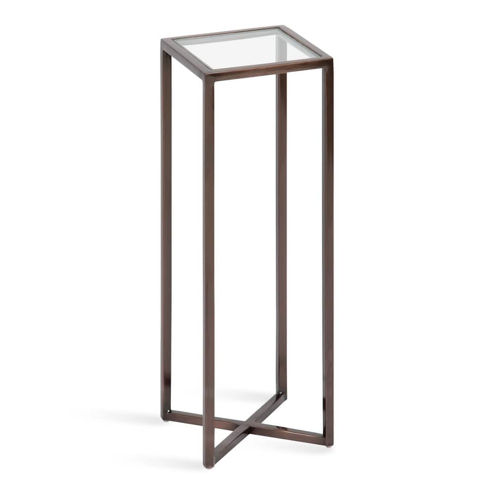Kate and Laurel Jaspur Square Metal End Table