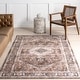 preview thumbnail 13 of 13, Nuloom Prudence Medallion SplashGuard Machine Washable Area Rug