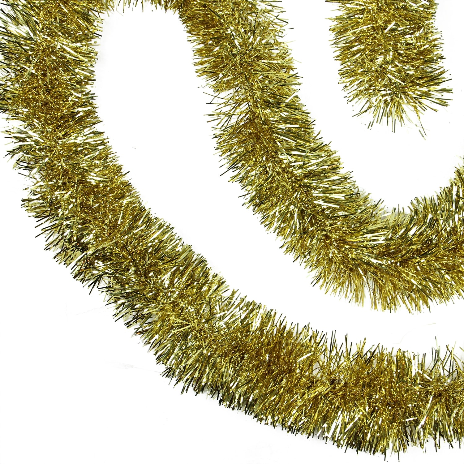 Artificial Shiny Tinsel Christmas Garland - 25' x 3"