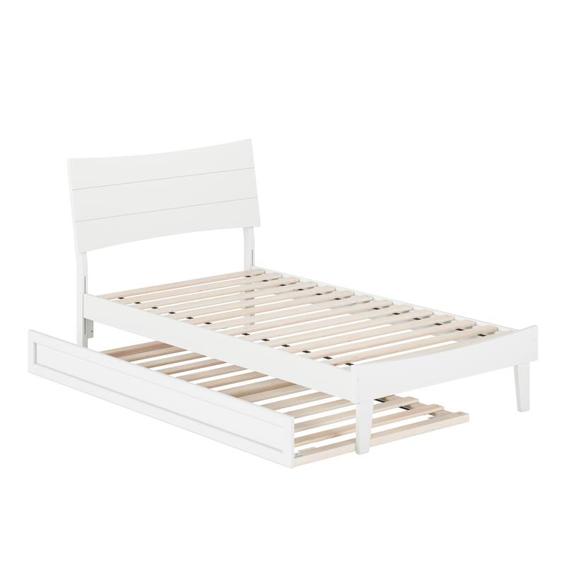 Phoenix Wood Platform Bed with Trundle