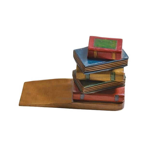 Shop Sea Island Imports Carved Wooden Wedge Style Door Stopper
