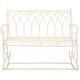 preview thumbnail 17 of 41, SAFAVIEH Ressi Victorian Scroll Iron Outdoor Rocking Bench. - 43 in. W x 33 in. D x 37 in. H