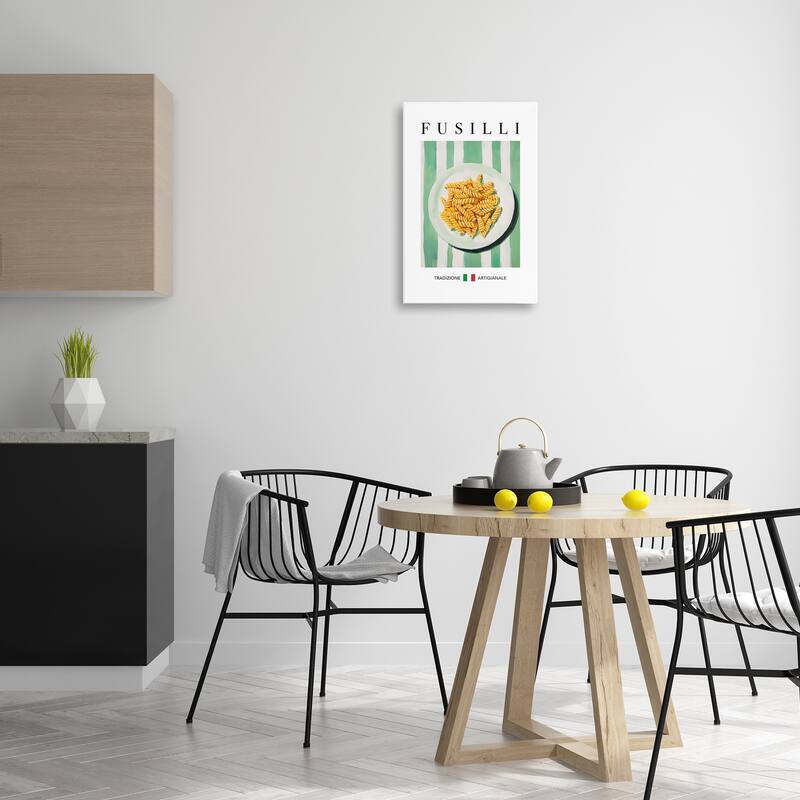 Stupell Traditional Fusilli Pasta Canvas Wall Art Design By Andreas Magnusson