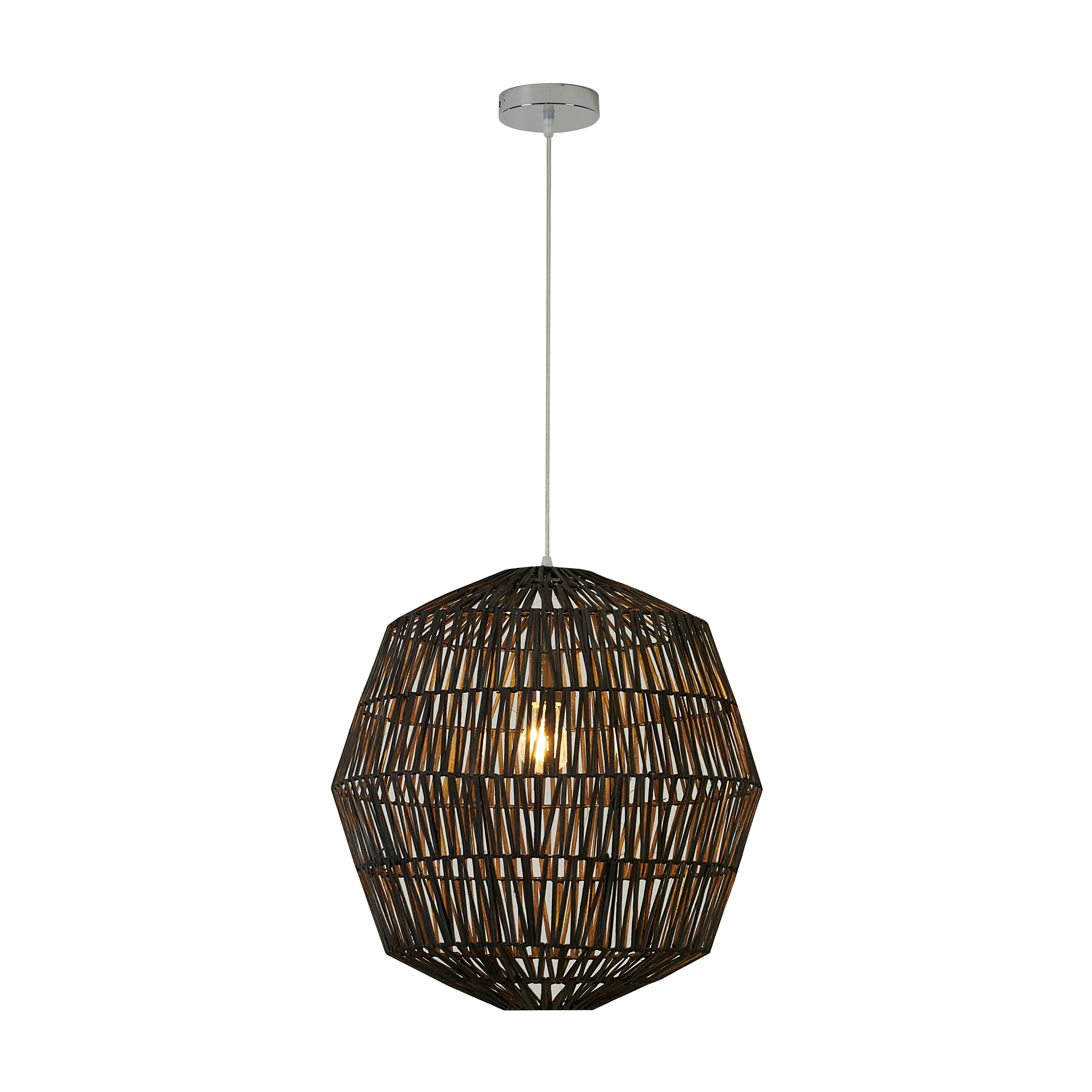 ルミナベッラMessalina SO4 peodant　chrome Chrome And Crystal Chandelier/Pendant With Fabric Shade Orig