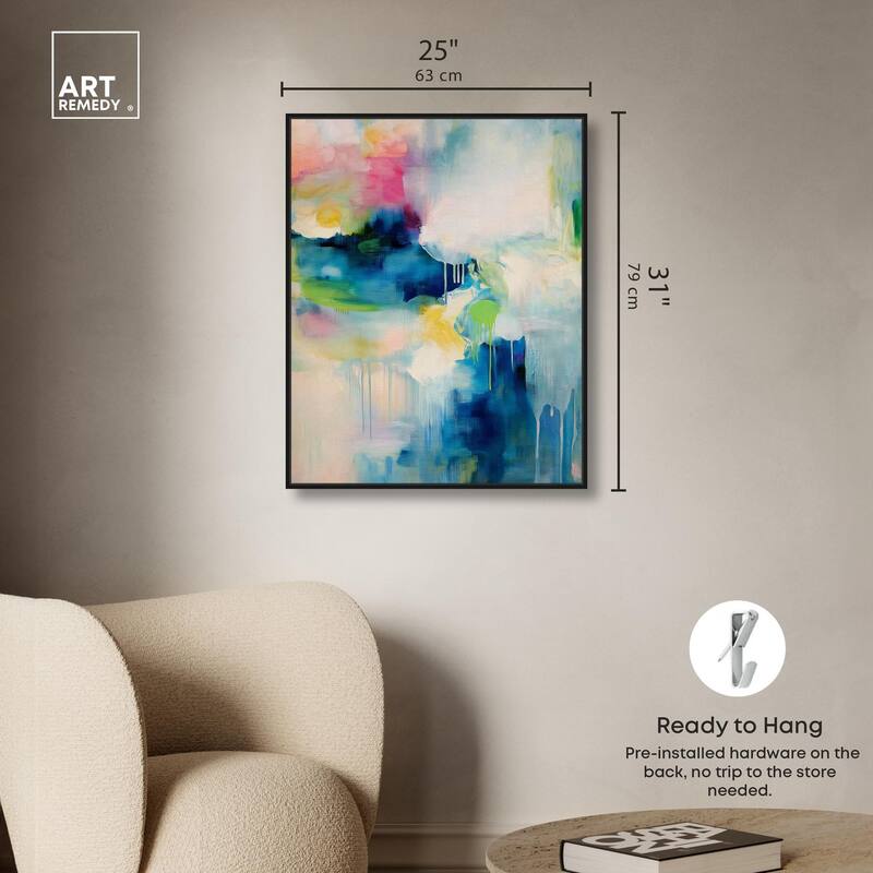 Prismatic Weeps Color III Canvas by Art Remedy