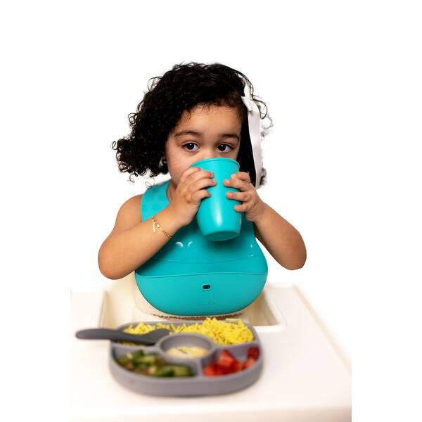 slide 2 of 9, bbluv Poket Portable Silicone Feeding Set