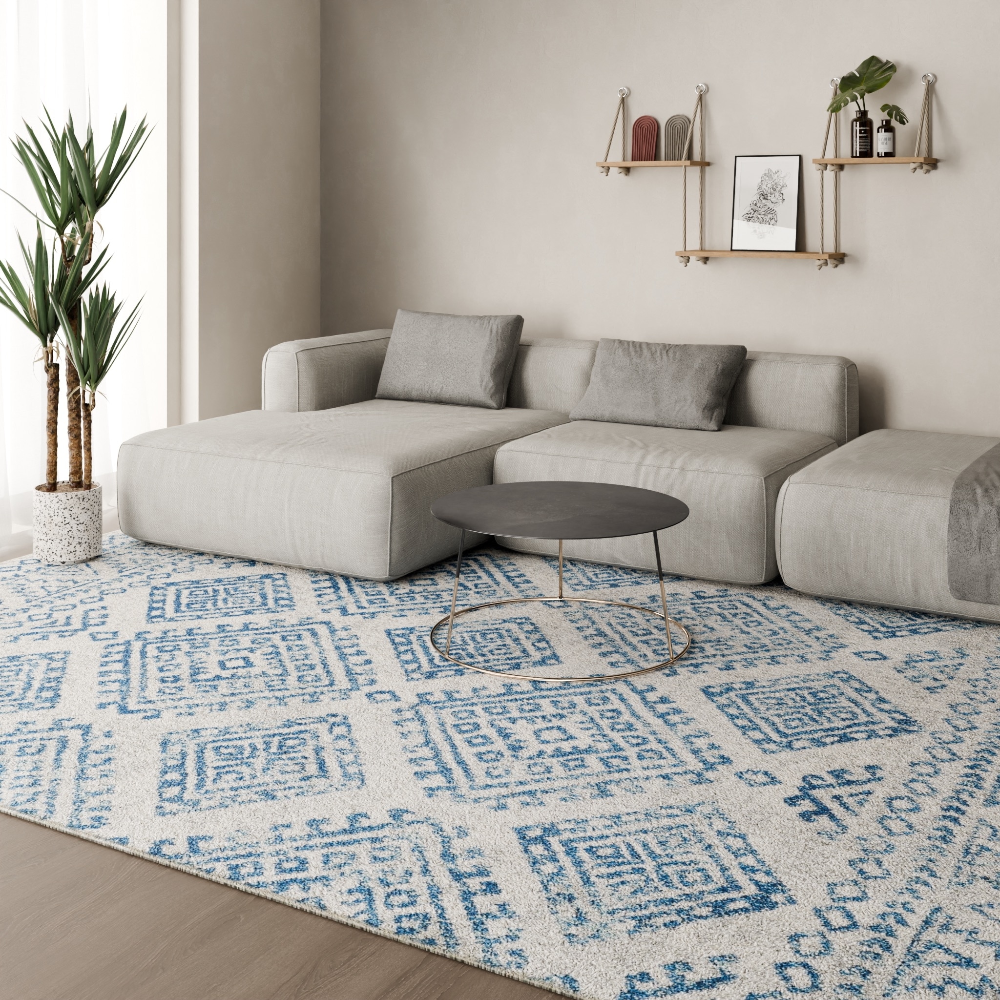 Porch & Den Spirited Modern Moroccan Trellis Area Rug