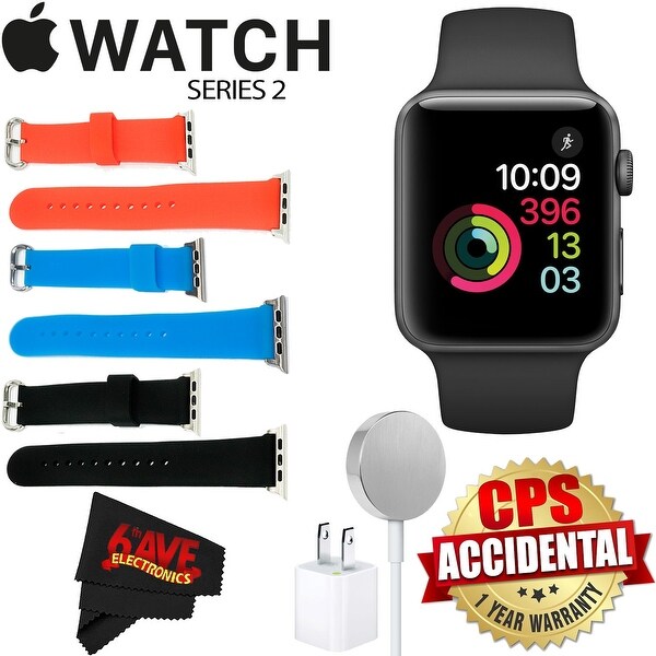 apple watch series 2 42mm aluminum case with sport band