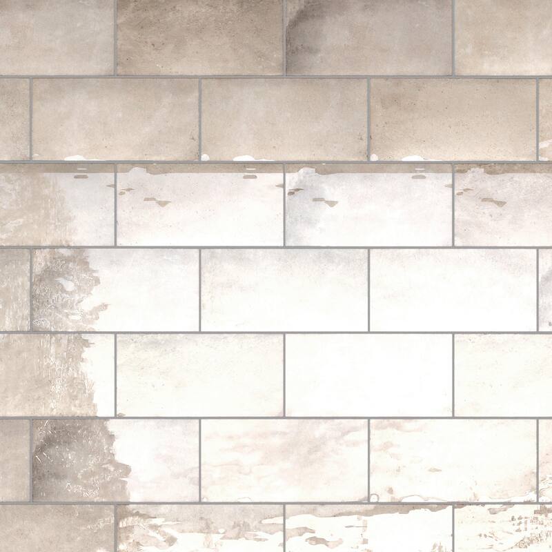 Merola Tile Camden Bone 4" x 8" Ceramic Wall Tile