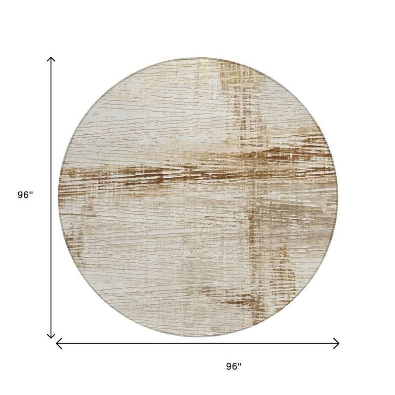 HomeRoots Striped Transitional Rectangle Outdoor Rug