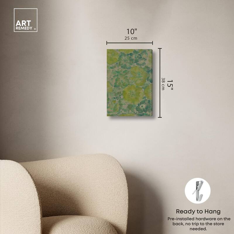 Verdigris Vista Canvas by Art Remedy, Gallery Wrapped