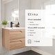 preview thumbnail 7 of 5, Eviva Joy 24"W Maple Wall Mount Bath Vanity with Porcelain Top