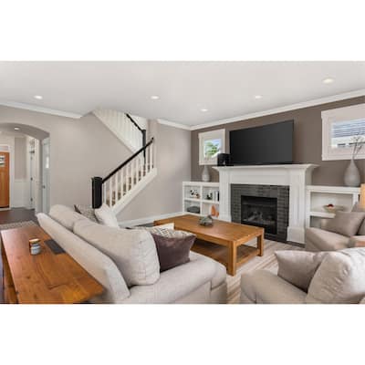 Westinghouse Lighting 12-Watt (65-Watt Equivalent) 4 in. Deep Baffle Recessed LED Downlight with Color Temperature