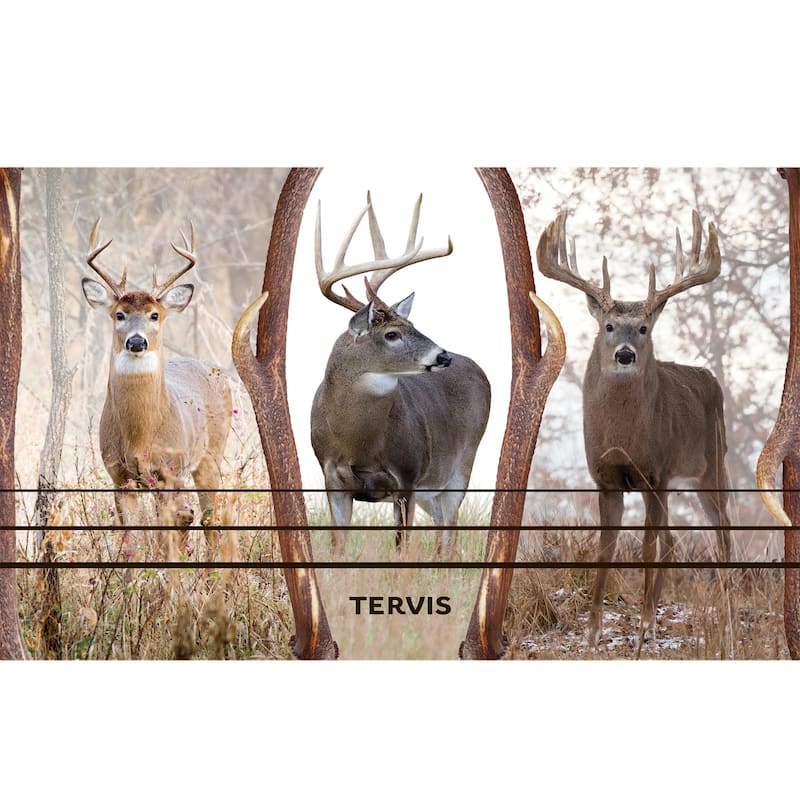 Tervis Traveler Deer Trio Triple Walled Insulated Travel Tumbler, Stainless Steel