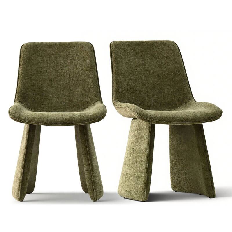 Modern Upholstered Dining Chairs(Set of 2)