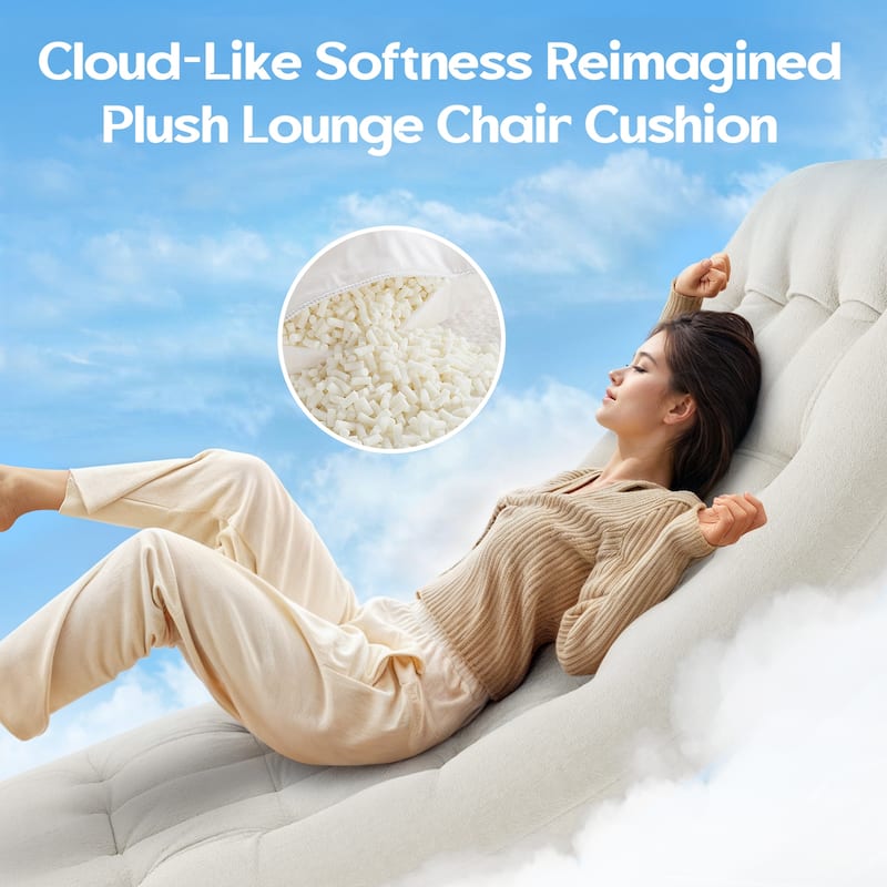 Accent Chair, Sherpa Arm Chair for Living Room, Mid Century Modern Accent Chairs, Boucle Reading Bedroom Chair