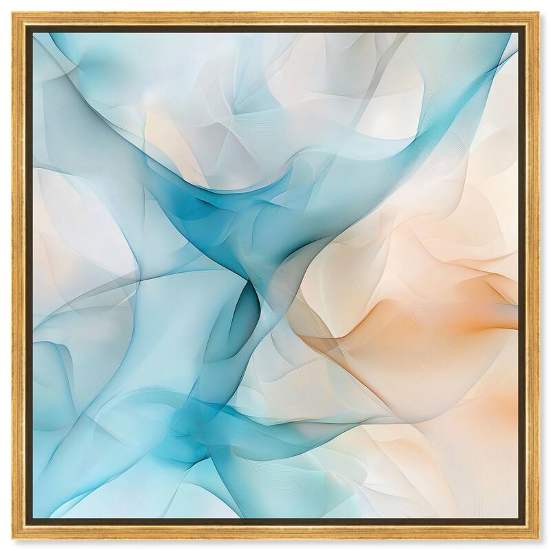 Quori III Canvas by Art Remedy - Gold - 20" x 20"
