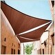 preview thumbnail 26 of 35, ColourTreeUSA Right Triangle Sun Shade Sail HDPE Mesh Fabric Screen Canopy UV Block 190 GSM