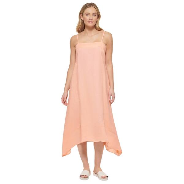 light pink dress modest A-line Satin Applique Modest Pink Prom Dress Evening Dress PSK065 US2 / Pink main image 1