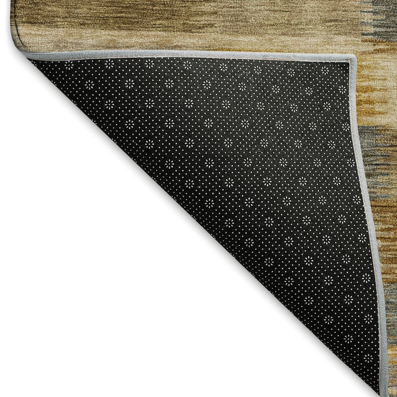 Premium Washable Super Soft Geo Stripe Mayfield Rug