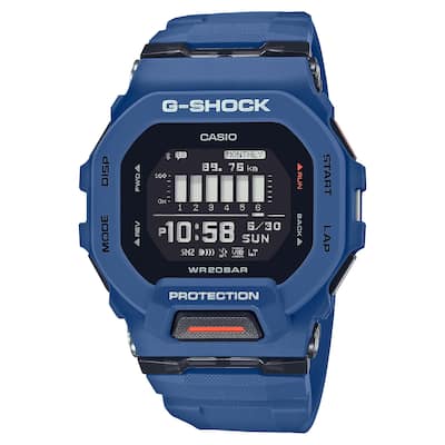 GBD-200-2 Men's G-Shock G-SQUAD Digital Bluetooth Watch, Navy Blue