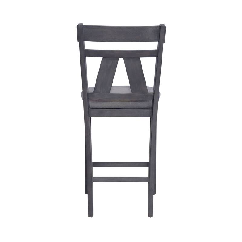Lawson Dark Espresso Splat Back Counter Chair (Set of 2)
