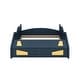 preview thumbnail 10 of 12, Twin Size Race Car-Shaped Platform Bed Yellow Wheel Decoration and Race Car-Shaped Children Bed with Wheels & Storage