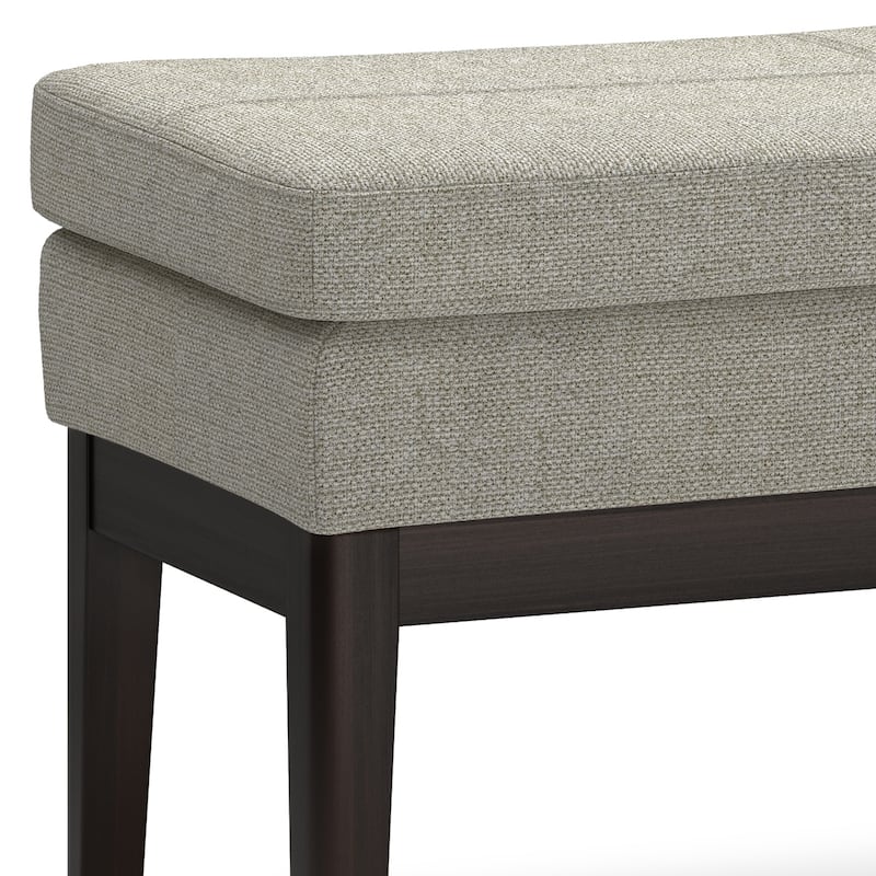 WYNDENHALL Bragg 45 inch Wide Mid Century Ottoman Bench - 44 Inches wide