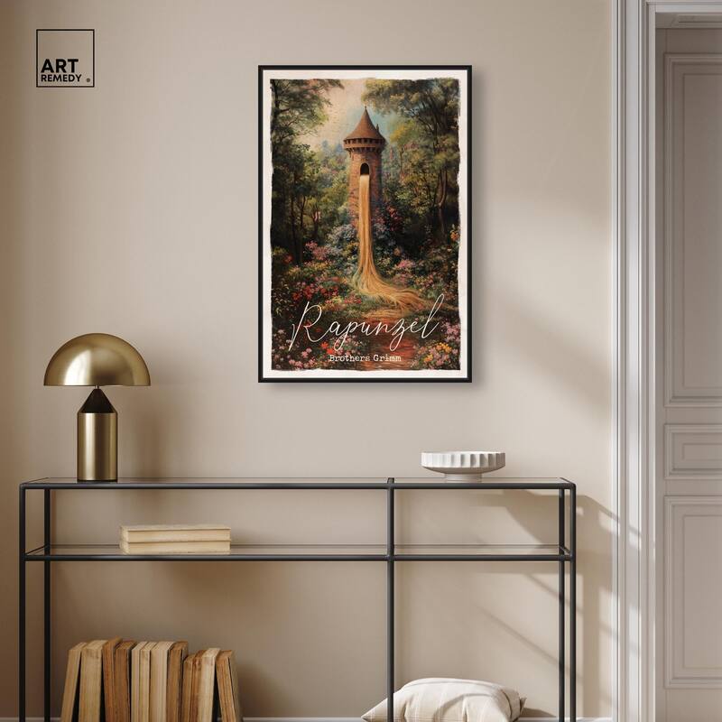 Rapunzel Classic Canvas by Art Remedy