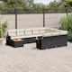 Option Black and Cream Table+2x corner+6x middle