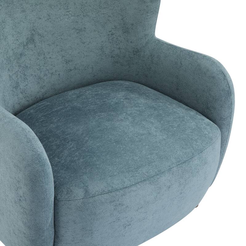 Bacho Fabric Wingback Accent Chair by Christopher Knight Home