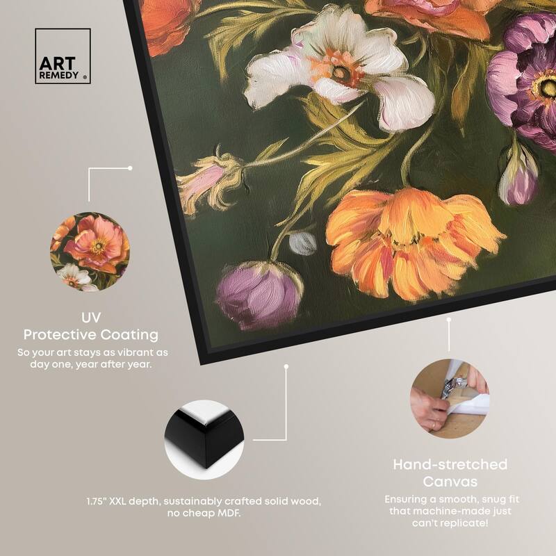 Twilight Tulips II Canvas by Art Remedy