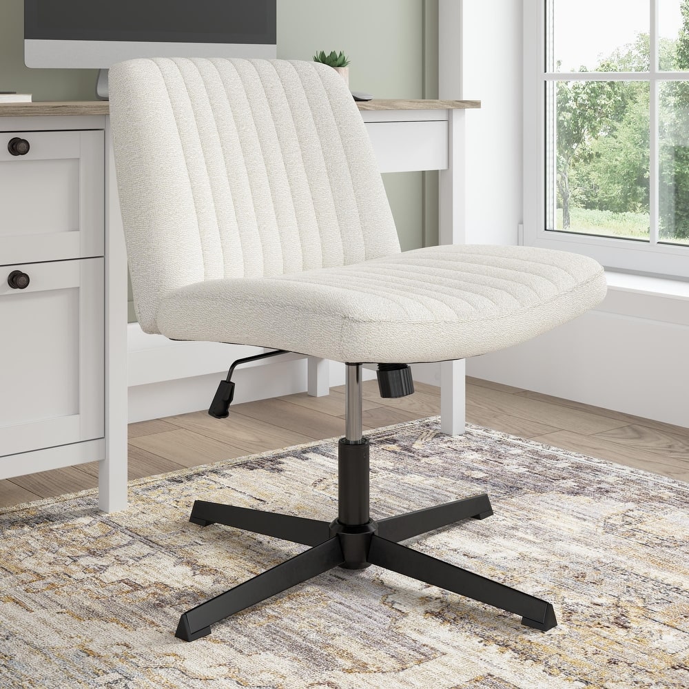 Bush Furniture Sutton Armless Computer Chair Without Wheels
