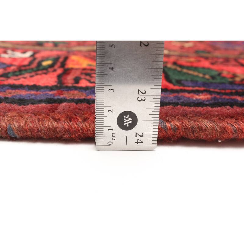 ECARPETGALLERY Hand-knotted Andelz Red Wool Rug - 4'5 x 6'11