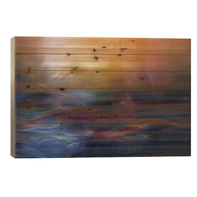 Inner Peace Print On Wood by Willy Marthinussen - Multi-Color