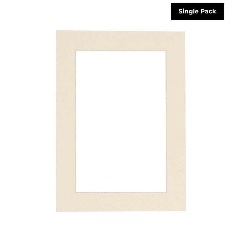 24x30 Mat Bevel Cut for 22x26 Photos - Acid Free Textured Cream Precut Matboard - For Pictures, Photos, Framing
