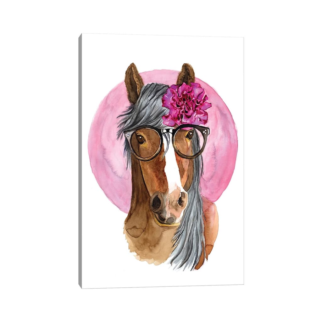 iCanvas "A Fabulous Horse" by Heather Perry Canvas Print