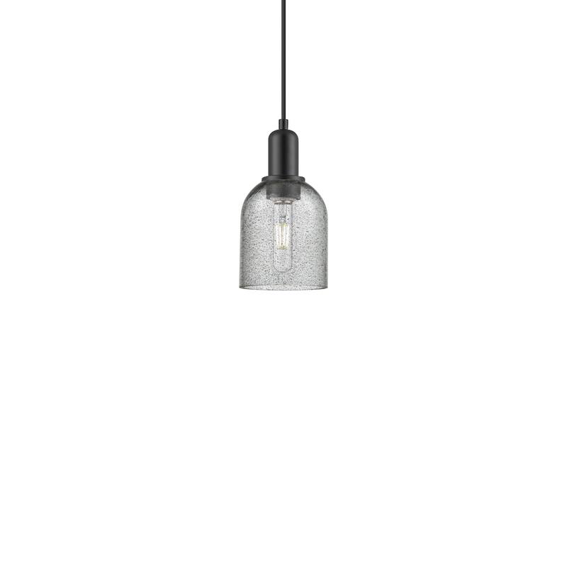 Innovations Lighting 716-1P-10-5 Caledonia Pendant Caledonia 5" Wide - Matte Black / Charcoal