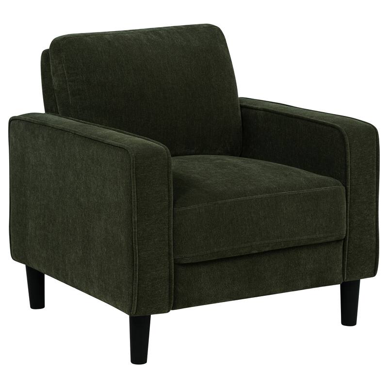 Ruth Fabric Upholstered Track Arm Accent Chair - 32.25" x 31.5" x 33.5" - Matcha