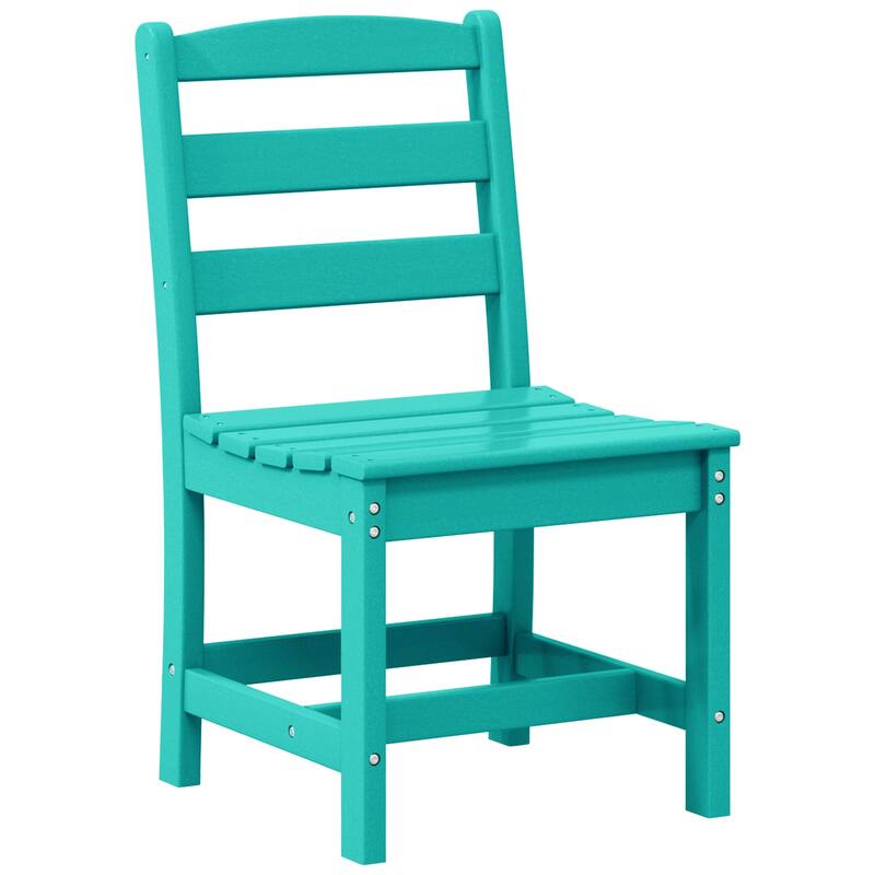 Shoreside Patio Dining Side Chair - Turquoise
