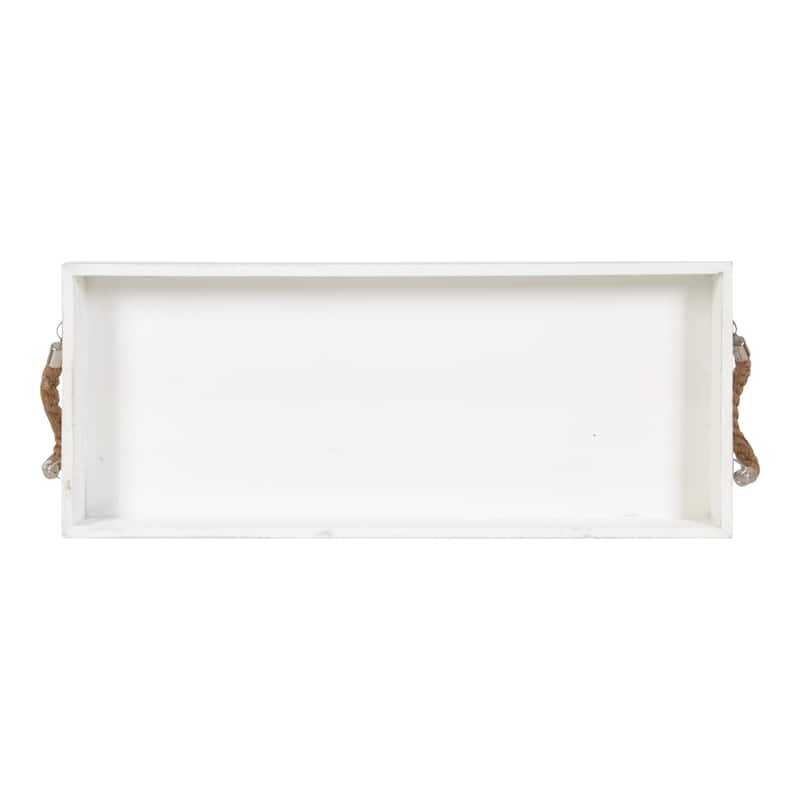 Kate and Laurel Bayville Wooden Decorative Tray