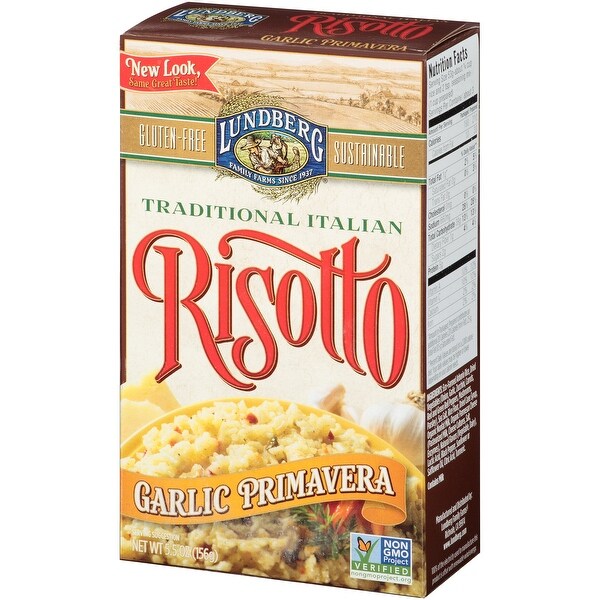 Lundberg Family Farms Risotto Garlic Primavera - Case of 6 - 5.5 oz. - 2 Pack