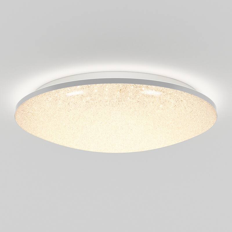 Artika Sparkle Flushmount with remote, Chrome