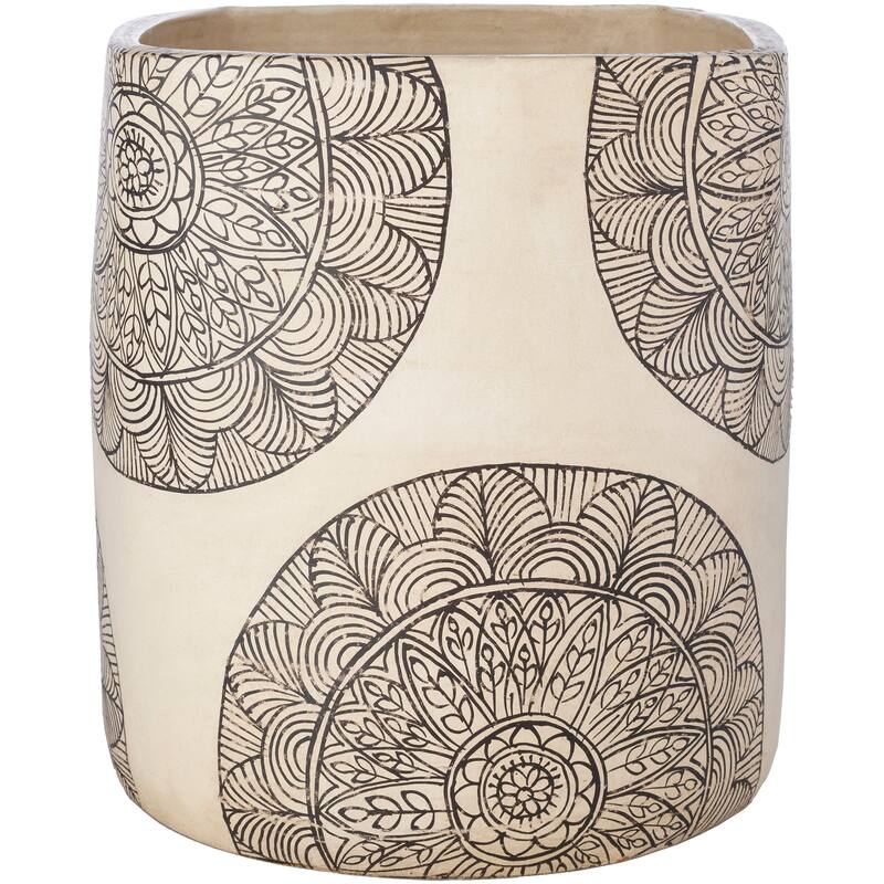 Artistic Weavers Gene Terracotta Mandala Indoor Planter