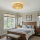 preview thumbnail 15 of 21, 19.69'' Boho Rattan Caged Ceiling Fan