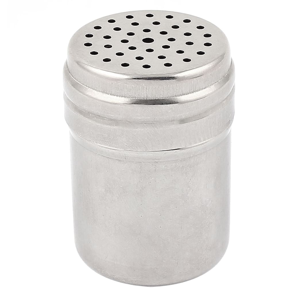 Stainless Steel Cylindrical Toothpick Holder Container Box Dispenser - Silver - 3" x 2" (H *D)